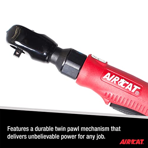 Aircat 802: Composite Twin Pawl Ratchet Wrench 70 Ft-Lbs - 3/8-Inch #TOP2