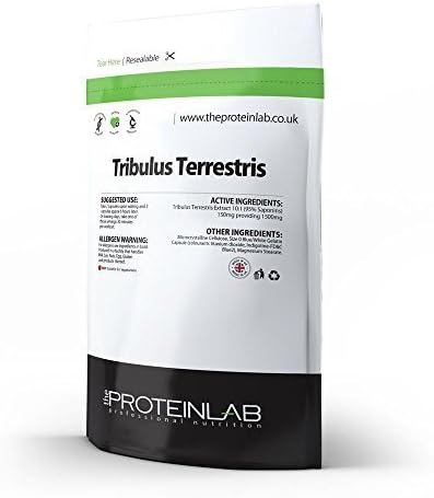 The Protein Lab Tribulus Terrestris 1500mg Stamina and Muscle Growth (30 Capsules Foil Bag)