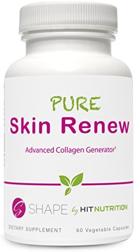 HIT Shape Pure Skin Renew Supplement, Advanced Collagen Generator, 60 Count