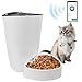 Pawmate Mangiatoia Automatica per Gatti con WiFi e Bluetooth 4L, Mangiatoia Temporizzata per Cani con Controllo APP, Distributore di Alimenti per Animali Domestici per Cani e Gatti 1-4 Pasti al Giorno