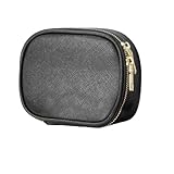 Built-In Adjustable Lighting: Equipped with three brightness levels that allow precise control over illumination making it easier to apply makeup accurately in dim hotel rooms trains or party venues without relying on surrounding light sources