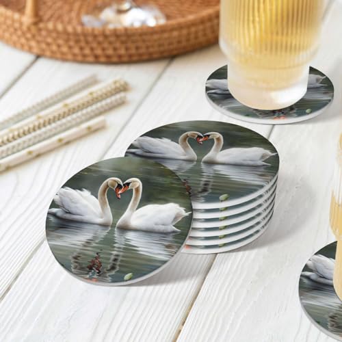 Dessous de verre en céramique pour apéritif réussi et table protégée - 8