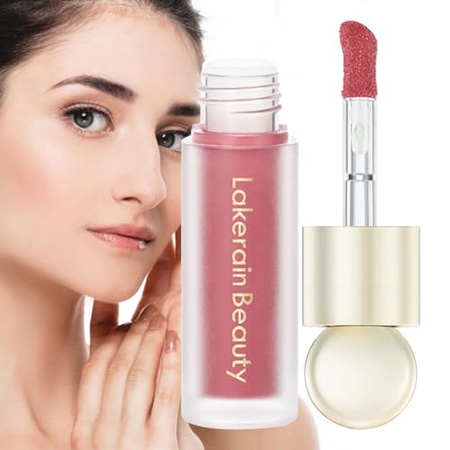 Husoiuy Colorete líquido para las mejillas | Líquido de colorete de larga duración para las mejillas | Maquillaje de rubor líquido mate | Textura ligera de espuma aterciopelada - para colorete