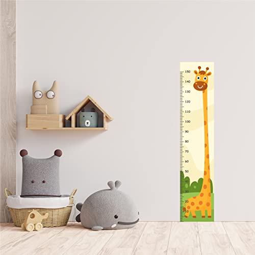 Régua De Crescimento Girafa Infantil Adesivo Autocolante