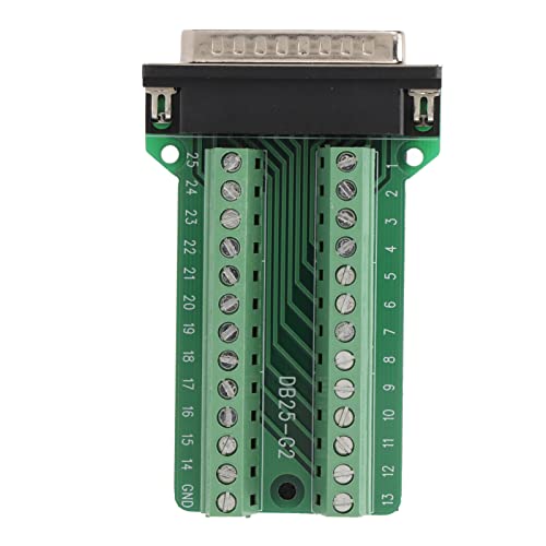 Db25 Breakout Board Solderless Male or Female Adapter 25 Pin Port Adapter to Terminal Connector Signal Module Long and Nuts (Rivet Type)(DB25-G2) by FUZHUI - Image 8