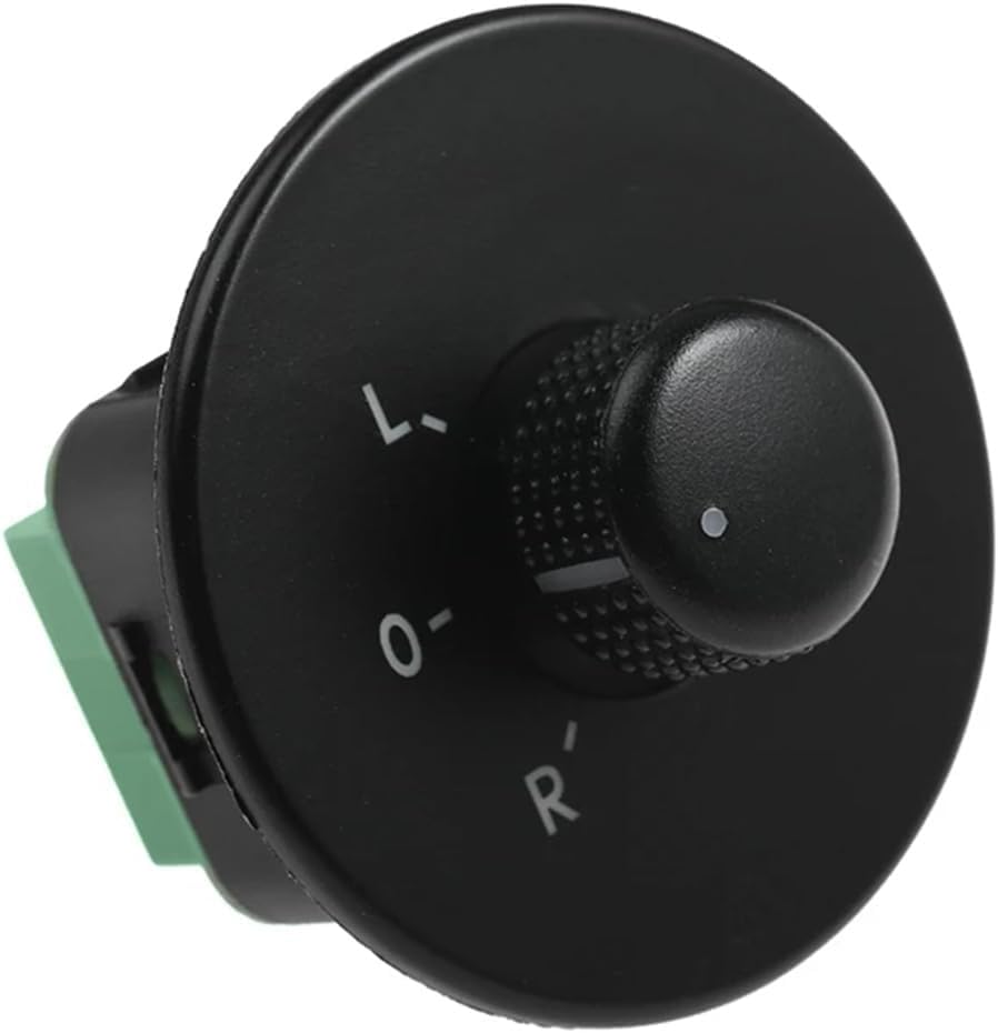 Car Power Rear View Mirror Switch, for 6R1959565F Electric Mirror Control Adjust Knob Button Parts F