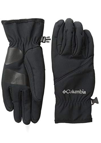 Columbia Women Winter Omni-Shield Alpine Fur Softshell Gloves (M, Black)