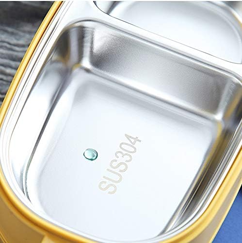 Portable 304 Stainless Steel Lunch Box Office Worker Bento Box 2020 New Large Capacity Student Children Food Container (Color: B, Size: 21 * 11.5 * 7CM) (C 21 * 11.5 * 11.5CM)