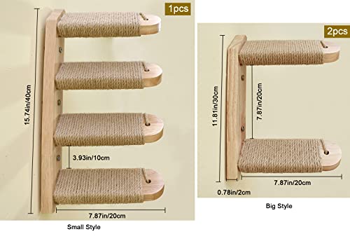 Griffoir Pour Chat Avec Jouet Interactif - Sisal, Base Stable, Protection Meubles, 20x20x18 Cm