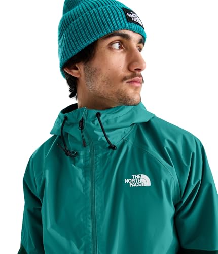 Image of THE NORTH FACE Men's Antora Rain Hoodie | Windproof & Waterproof With Adjustable Hood, Drawcord Hem
