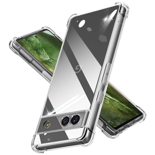 PNEWQNE 対応Google Pixel 8A 用のケース グラデーション クリア 全面保護カバー 耐衝撃 衝撃吸収 tpu 耐震 ソフト軽量 薄型 落下防止 米軍MIL規格 透明 耐久 黄変防止 指紋防止 滑り防止 人気 携帯カバー 透明 WY70-