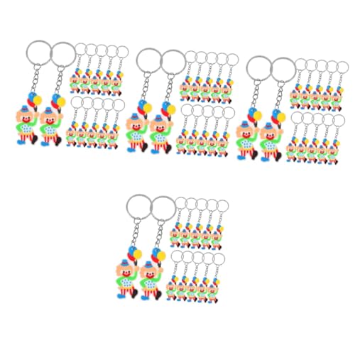 Lot de clown Beavorty avec accessoire de décoration adorable multicolore
