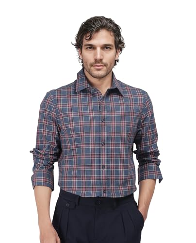Image of Rare Rabbit Regular fit Checked Shirt
