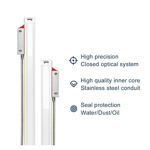 Encoder lineal, escala 50 mm para máquinas CNC miniatura 3