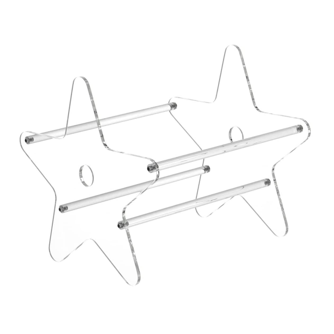 Supporto da parete in acrilico, versatile, in vinile, per DVD, cassette, giradischi, laptop, borsa, espositore, cavalletto trasparente, per TV, microonde, scrivania