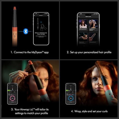 Image of Dyson Airwrap i.d. Multi-Styler, Allure Winner, Bluetooth Connected, No Heat Damage, 6-in-1 Versatility, Intelligent Hair Styler