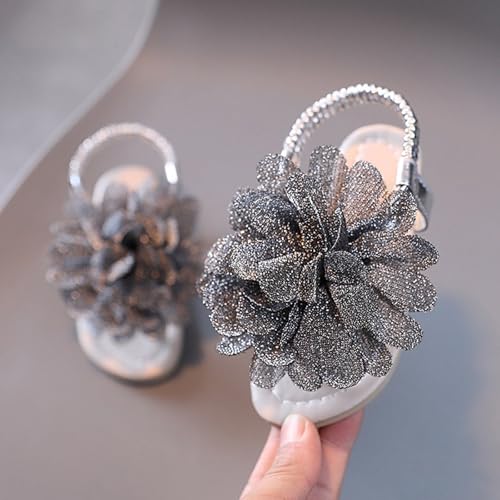 Toddler Baby Girls Bohemian Flower Sandals Kids Summer Beach Open Toe Princess Elastic Ankle Strap Dress Flat Shoes4