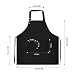 Fodlon 2 Piezas Delantal de Chef con 3 Bolsillos para Hombre Mujer,...