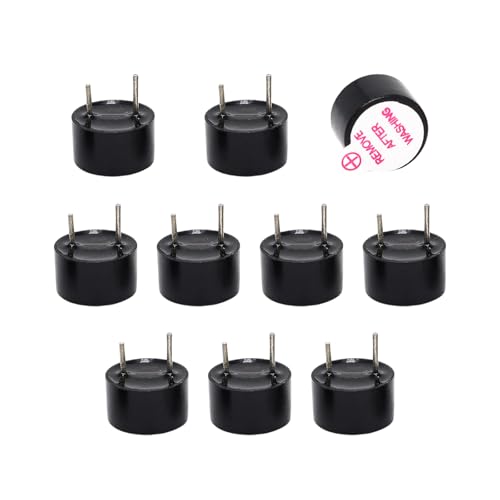 Image of 10pcs DC 3V Electronic Buzzer Active Buzzer Alarm Electromagnetic Beeper Active Piezo Buzzers Alarm Industrial Sounder 9x6mm/9x5.5mm for Electronic Product