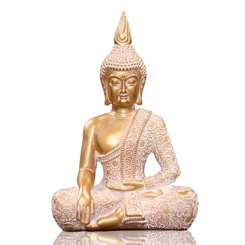 Estatua de Buda Dorado 7.87 Pulgadas para Decoración