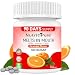Chewable Iron 18 mg with Vitamin C 30 mg Supplement Tablet in Orange Flavor 90 Count