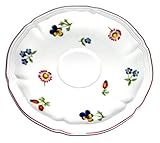 Scherbenfarbe: Weiß, Vitro-Porzellan (Im Jahr 2011 hat Villeroy & Boch die Produktion von Vitro-Porzellan auf Premium Porcelain umgestellt, d. h. dass Serien, die bisher in Vitro-Porzellan-Qualität produziert wurden seit diesem Zeitpunkt aus Premium Porcelain gefertigt werden, wodurch sich das Erscheinungsbild leicht verändert hat.)