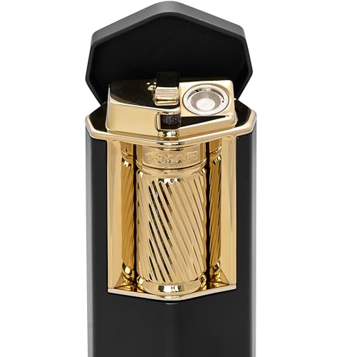 Xikar Meridian Triple Soft Flame Cigar Lighter, Potente, Elegante, Inovador, Ignição De Pederneira C