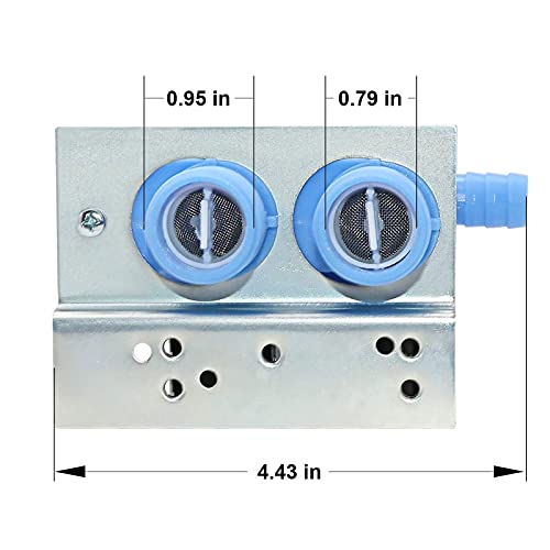 285805 Water Inlet Valve - Compatible with Whirlpool Kenmore May.tag and GE Washers wtw8500dc wtw4955h wtw5100vq2 417.97912702,110.92588210, 41797822700 (2 Year WARRANTY）