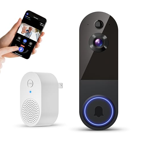1080p Wireless Video Doorbell Camera with Night Vision