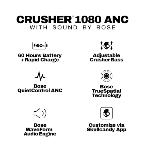 Skullcandy Crusher 1080 ANC Headphones with Sound by Bose - Primer - image 9