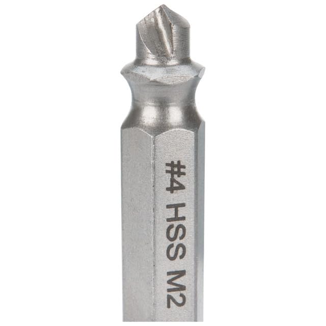 Miniatura 7 de Performance Tool W491 X-Trax - Juego de removedor de tornillos (4 piezas)  Elimina tornillos pelados o rotos, puntas dobles, aleación endurecida