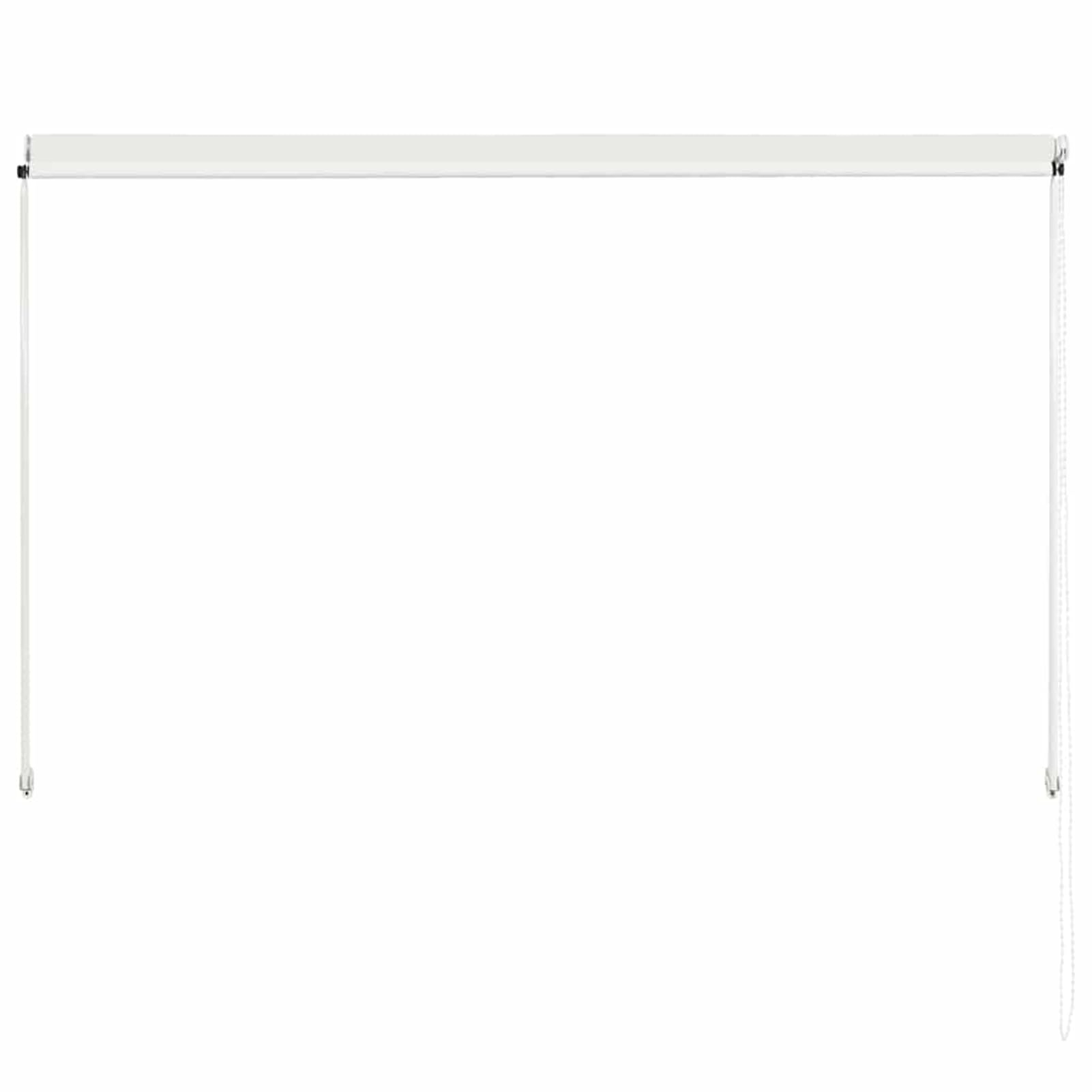 Wysuwana markiza 200 x 150 cm, obsługiwana ręcznie i z regulacją nachylenia, 180 g/m², tkanina poliestrowa na stalowej ramie, kremowa, do ogrodu, na balkon, okno