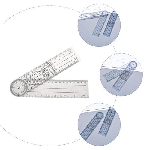 Goniómetro plástico SEWACC para medición de ángulos miniatura 3