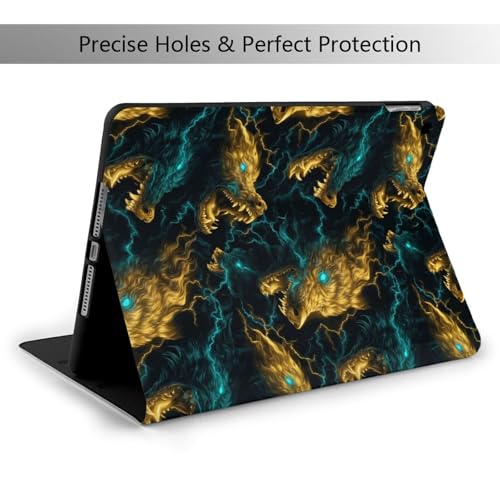 Housse de tablette iPad 10.2 compatible iPad 9e 8e 7e génération loup