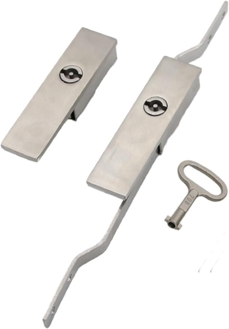 304 Stainless Steel Control Cabinet Accessory Distribution Box Lock 1Pcs(with Connecting Rod)