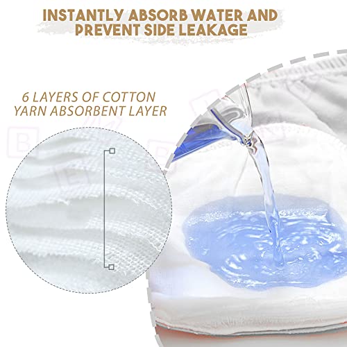 Image of Bembika Baby Training Pant Soft Cotton Reusable Potty Training Pants For Kids Leak-Resistant, Padded Underwear For Babies To Support Diaper Free Transition (M Size For 12-18 Months Pack Of 3)