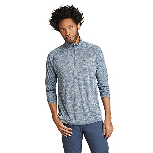 Eddie Bauer Ls Resolution Qz pull outdoor homme col zippé manches longues