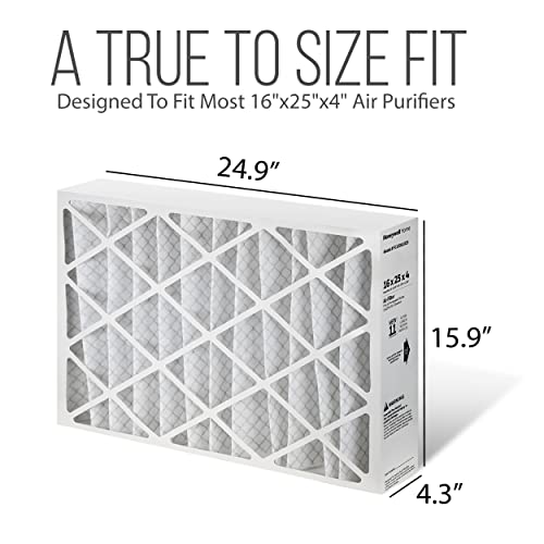 Honeywell 16X25X4 Furnace Filters, Fc100A1029 Filter Replacement, Merv 11 Filter Media With Homequip Disposal Bag (2 Pack) #TOP1