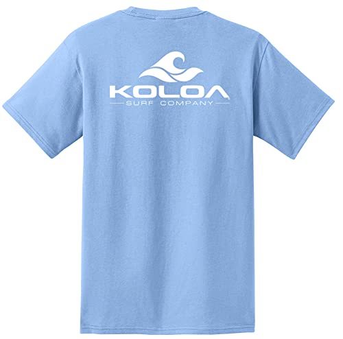 Koloa Surf Pocket T-Shirts 2 Sided Classic Wave Logo Tees Parent