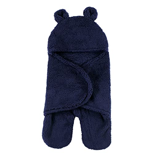 Hudson Baby Unisex Animal Sherpa Stroller Sack Navy