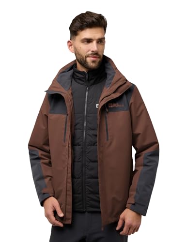 Jack Wolfskin Jasper 3in1 Jkt M veste homme idéale pour randonnée et trek en montagne