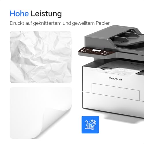 PANTUM BM4249ADW Multifunktionsdrucker Laserdrucker Schwarz Weiss, Drucker Scanner Kopierer mit ADF, WLAN, LAN, USB, Automatischer Duplexdruck, 30ppm