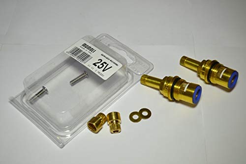 Mamoli Lot de 2 vis de Rechange en céramique 180° Tige 33 mm 25 V