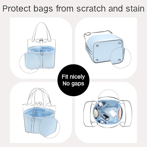 Image of Fits for Picotin Bag Insert Organizer For Hermes(22,Celeste)