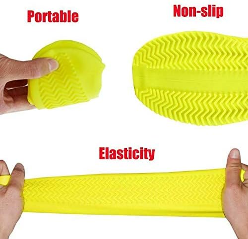 Cubrezapatos impermeables de silicona talla L negro miniatura 4