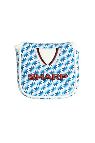 Caddy Club Golf Headcovers – Man Utd Retro Mallet Putter Cover – Golf Gift – Fits All Major Brands – Classic Football Club Designs – Premium Stitching, Durable Lining – Multiple Designs