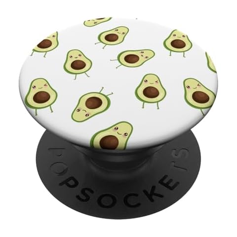 PopSockets Kawaii Smiling Avocado PopGrip Cover