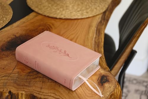 Image of NIV, Spiritual Habits Bible, Leathersoft, Pink, Red Letter, Comfort Print: Learn to Live a Gospel-Centered Life