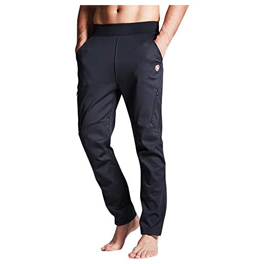 Souke’s Sports Men's Winter Cycling Pants - Windproof, Thermal, Breathable