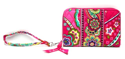 Zip-Around Wristlet Vera Bradley : pochette rose pour vos sorties